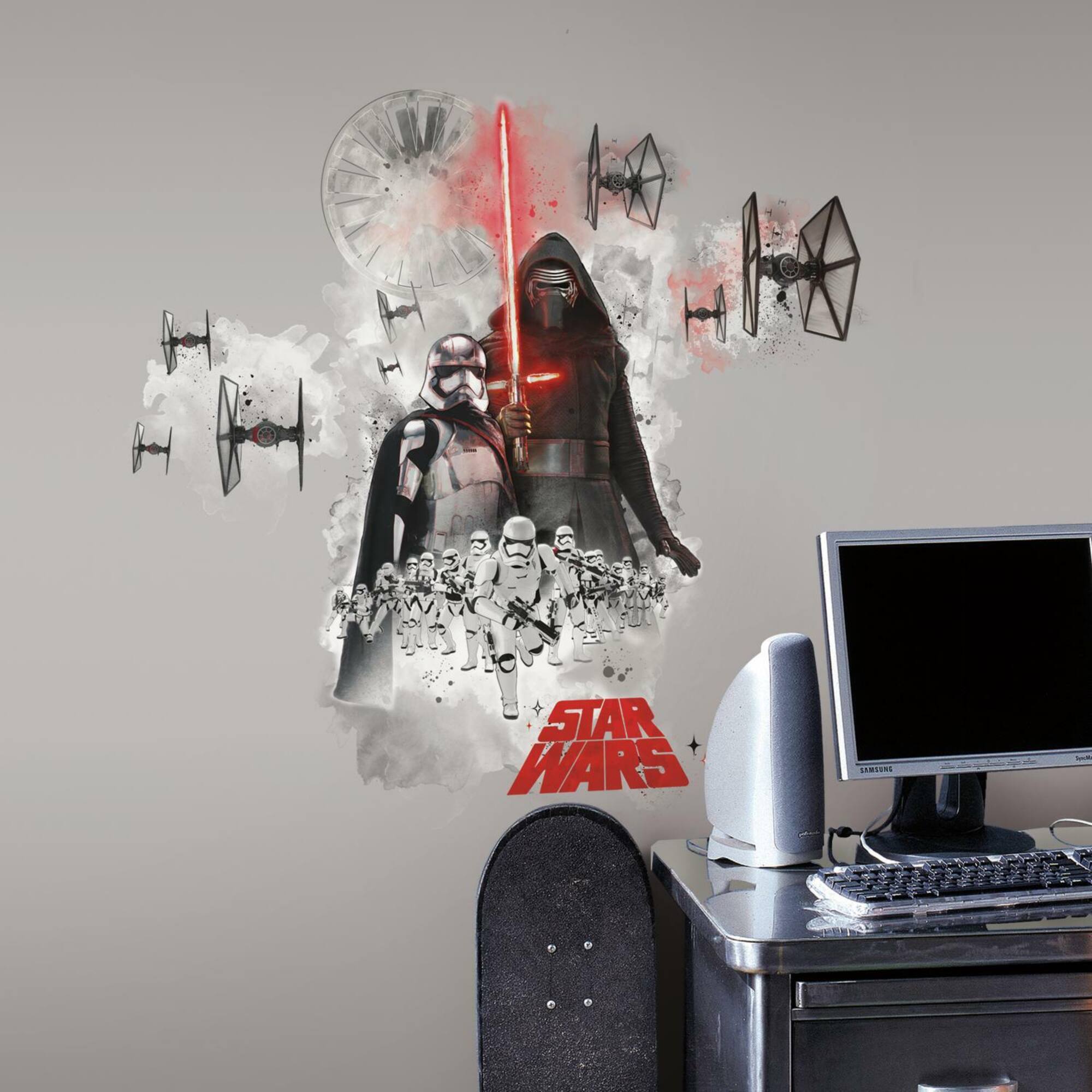 RoomMates Star Wars Episode VII Villains Burst Peel & Stick Giant Wall Decal